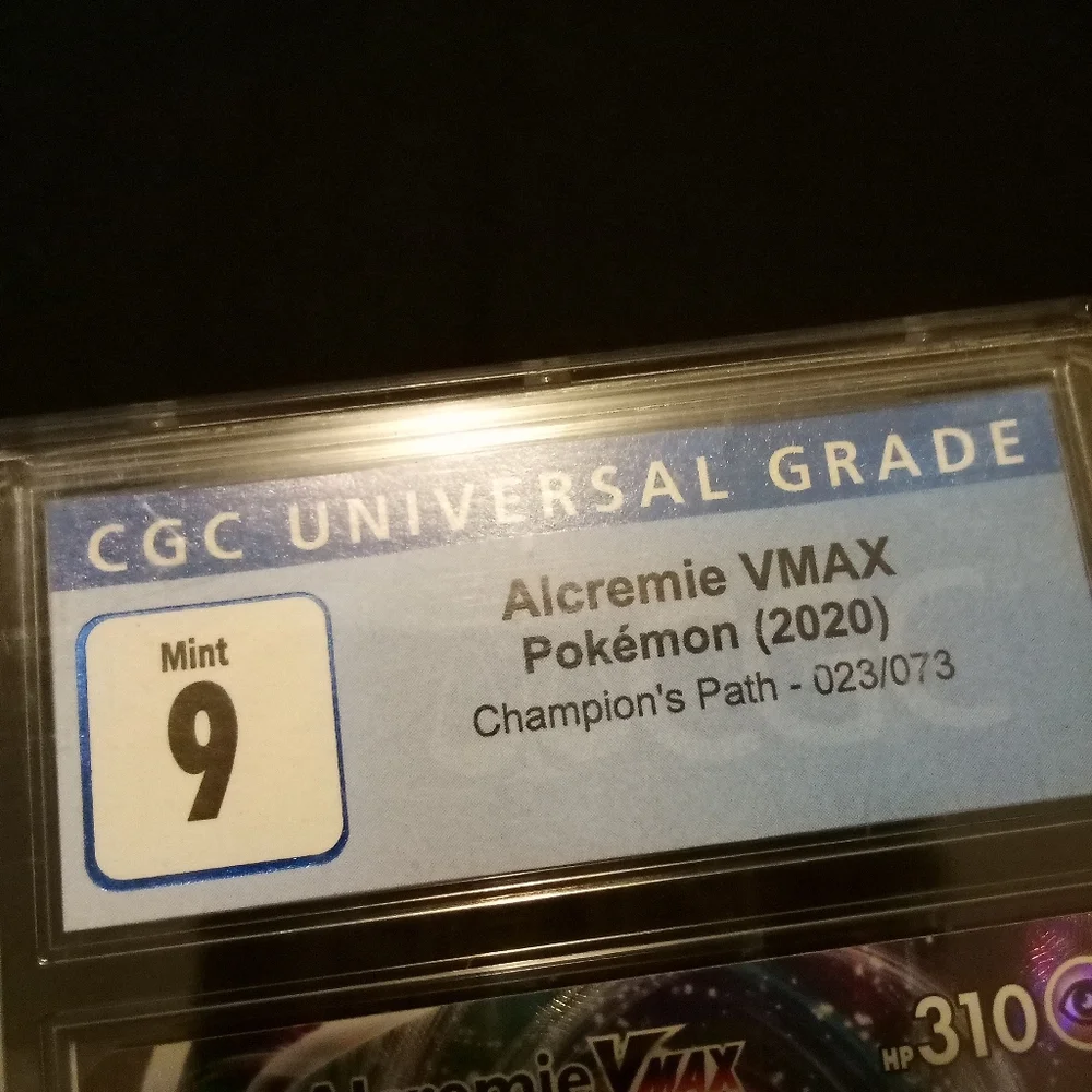 Pokemon 2020 Alcremie VMAX #023/073 Champion's Path CGC 9
